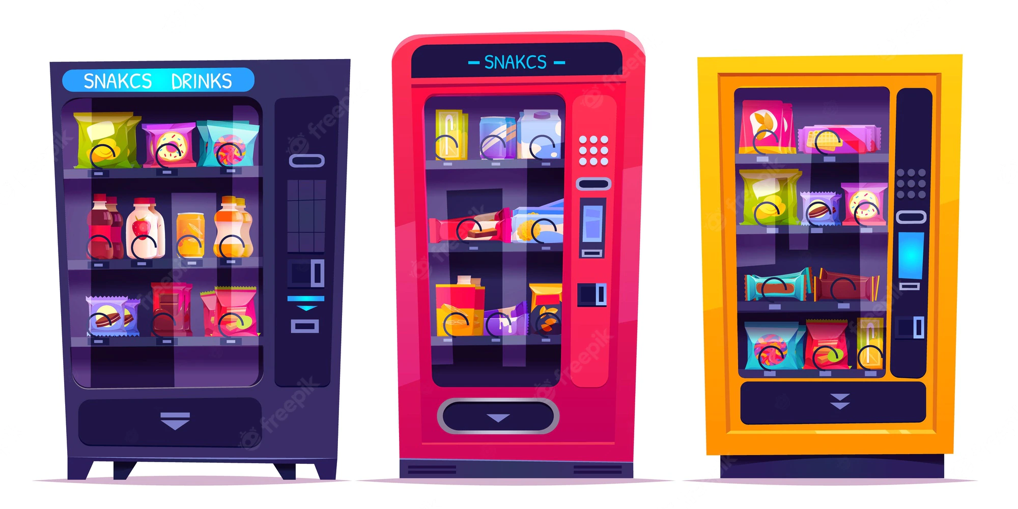 Animated vending machines